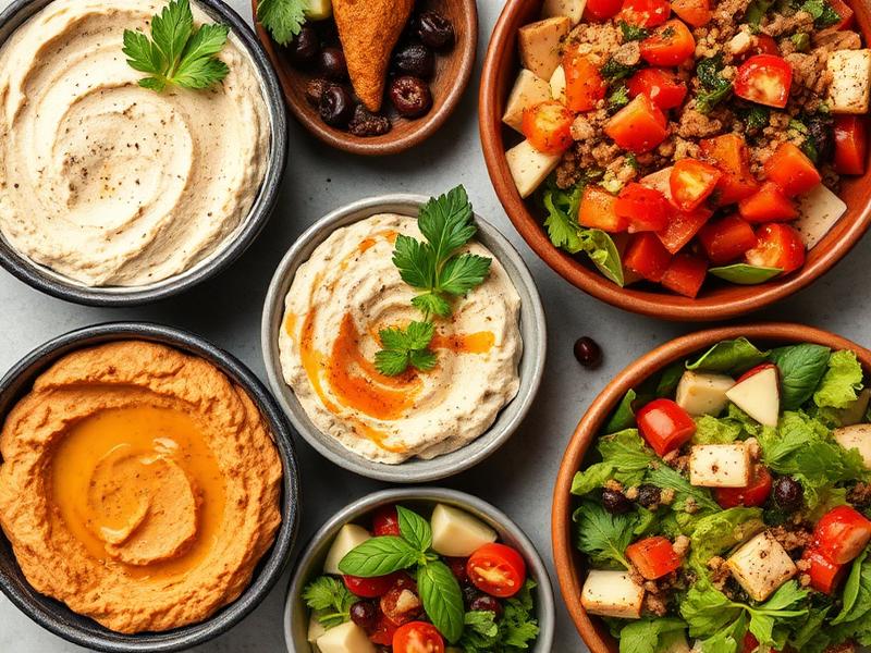 Dips & Salads